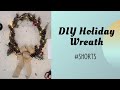 Cheap DIY holiday wreath #shorts