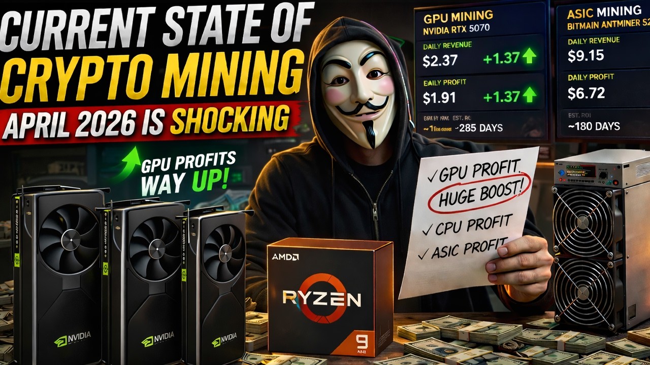 GPU Mining Just Got INSANE!!! - State Of Crypto Mining APRIL 2026