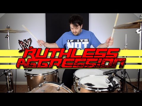 WWE Ruthless Aggression Era Theme Songs Medley On Drums