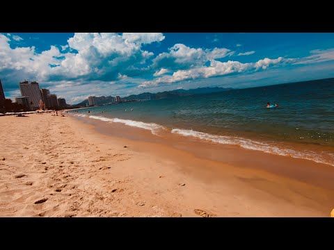 To the beach! Walking from Cozy Hotel in Nha Trang