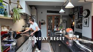 A realistic Sunday reset to make the week easier | Cleaning | lunch prep & planning
