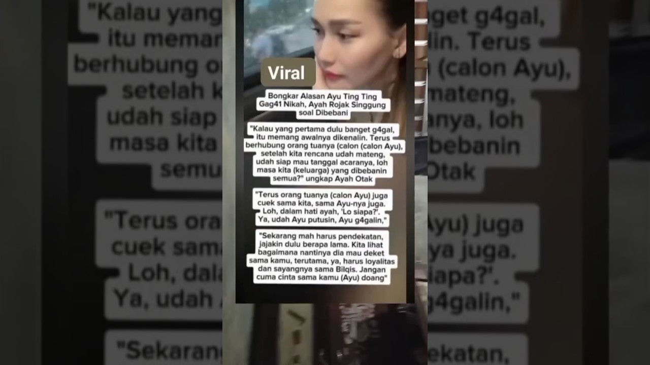 ALASAN AYU TING TING #fypシ゚viral #shortsviral #trendingtopik #masukberanda #gosipartishariini