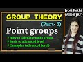 Point group Symmetry inorganic chemistry|Examples|Symmetry elements and point groups in chemistry