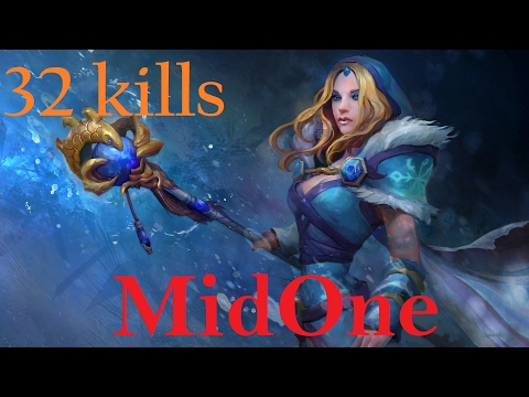 Carry Crystal Maiden 32 Kills by MidOne | 7.01 Dota 2