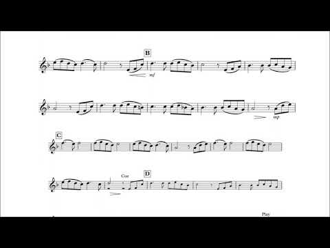 Clarinet Play-Along - Song from a Secret Garden - with sheet music