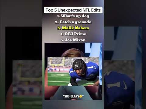 Top 5 Unexpected NFL Edits // #nfl #football #viral #fyp #blowup