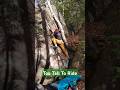 Too Tall To Ride (V4) FA by Cornelius Froese in Lac Green, Morin-Heights. #bouldering #