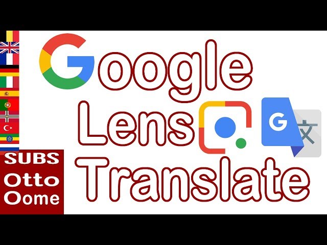 הגיית וידאו של Google Lens בשנת גרמנית