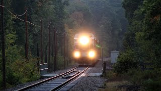 MBTA’s Franklin Line in Walpole: HSP46s, Foxboro Operations & Annoying Crossing Bells… 10/5/22