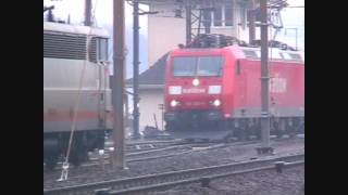 preview picture of video 'Die DB -185 020-5 in Forbach (F)!'