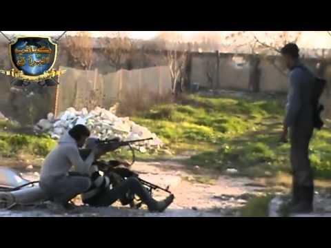 استهداف قوات النظام في بناء الضباط بمطار منغ العسكري من قبل كتائب البراق في محافظة حلب