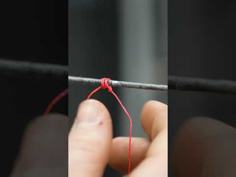 Best way to Tie on nocking points Nail Knot for archery!