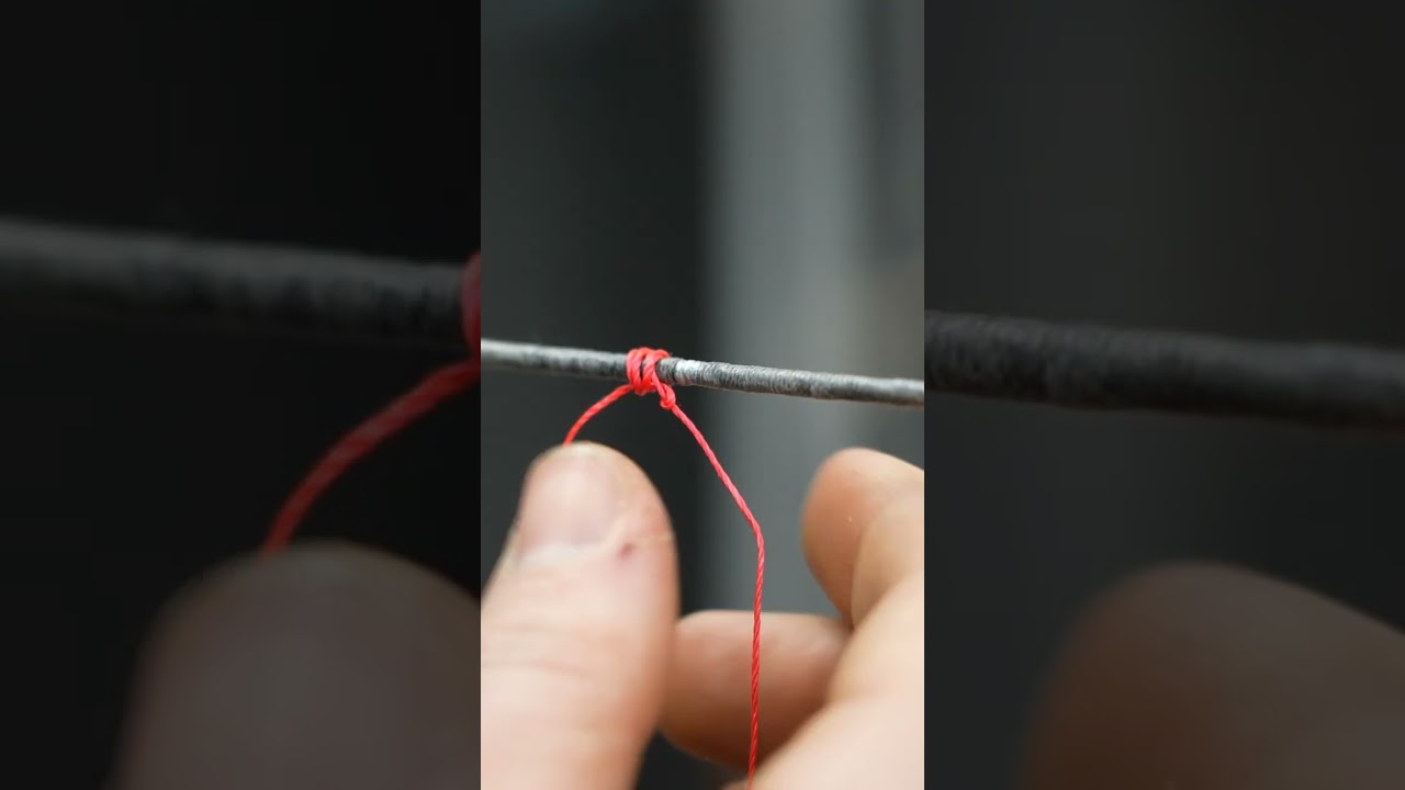 Best way to Tie on nocking points Nail Knot for archery!