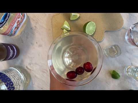 Winter White Cosmo Recipe Video