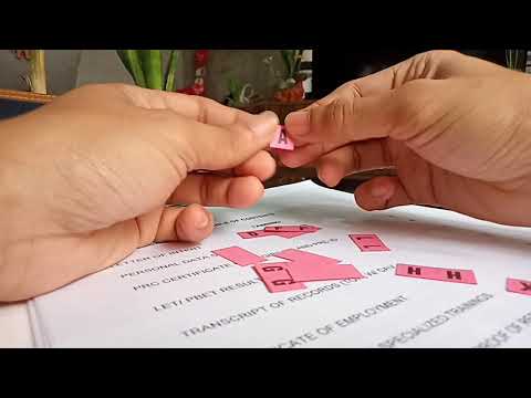 How to Tab your Documents using Tabbing Sticker 😂🤣🤗💞