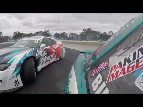 Hi Tec Drift All Stars , Round 3 , Winton , Pro Top 8 Battle , Anthony Bilic Vs Camo Mote