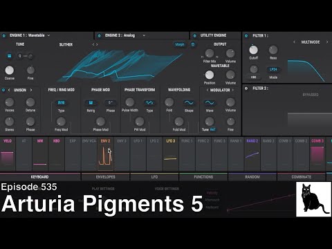 Arturia Pigments 5: Demo and tutorial of new features and preset banks
