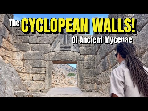 The BEST Examples of Cyclopean Walls! (Exploring Mycenae for the FIRST TIME!!)