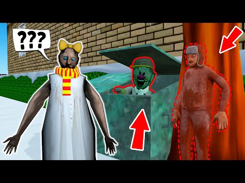 Extreme hide and seek with Granny - funny horror school animation (p.101)