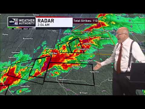 April 1, 2023 Live ABC 33/40 Severe Weather coverage