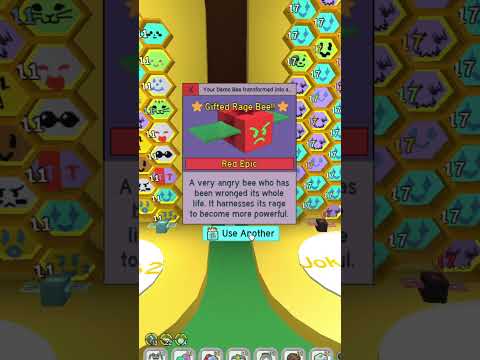 1 in 15,000,000 Bee Swarm Moment #roblox #beesmas #beeswarmsimulator #luckymoments #1inamillion