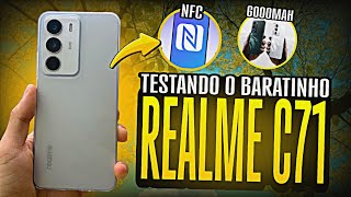 Testei o REALME C71, um CELULAR BARATO com uma BATERIA GIGANTE e FUNÇÕES PREMIUM