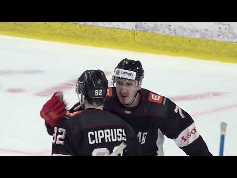 Optibet Hokeja līga. Rīgas Dinamo -7Bet-Hockey Punks. Spēles labākie momenti. (25.02.2023.)