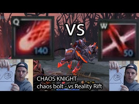 Chaos Knight - Chaos Bolt vs Reality Rift - Level One Skill