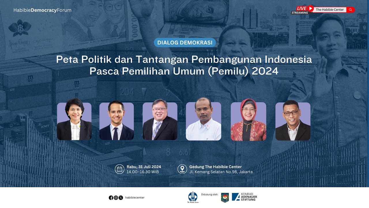 Dialog Publik "Peta Politik dan Tantangan Pembangunan Indonesia Paska Pemilihan Umum 2024"