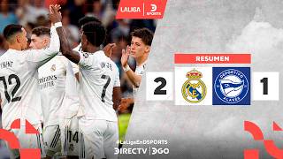 ¡#REALMADRID GANÓ un PARTIDO REÑIDO con GOLES de #MBAPPÉ y #VINI! | Real Madrid 2–1 Alavés | Resumen