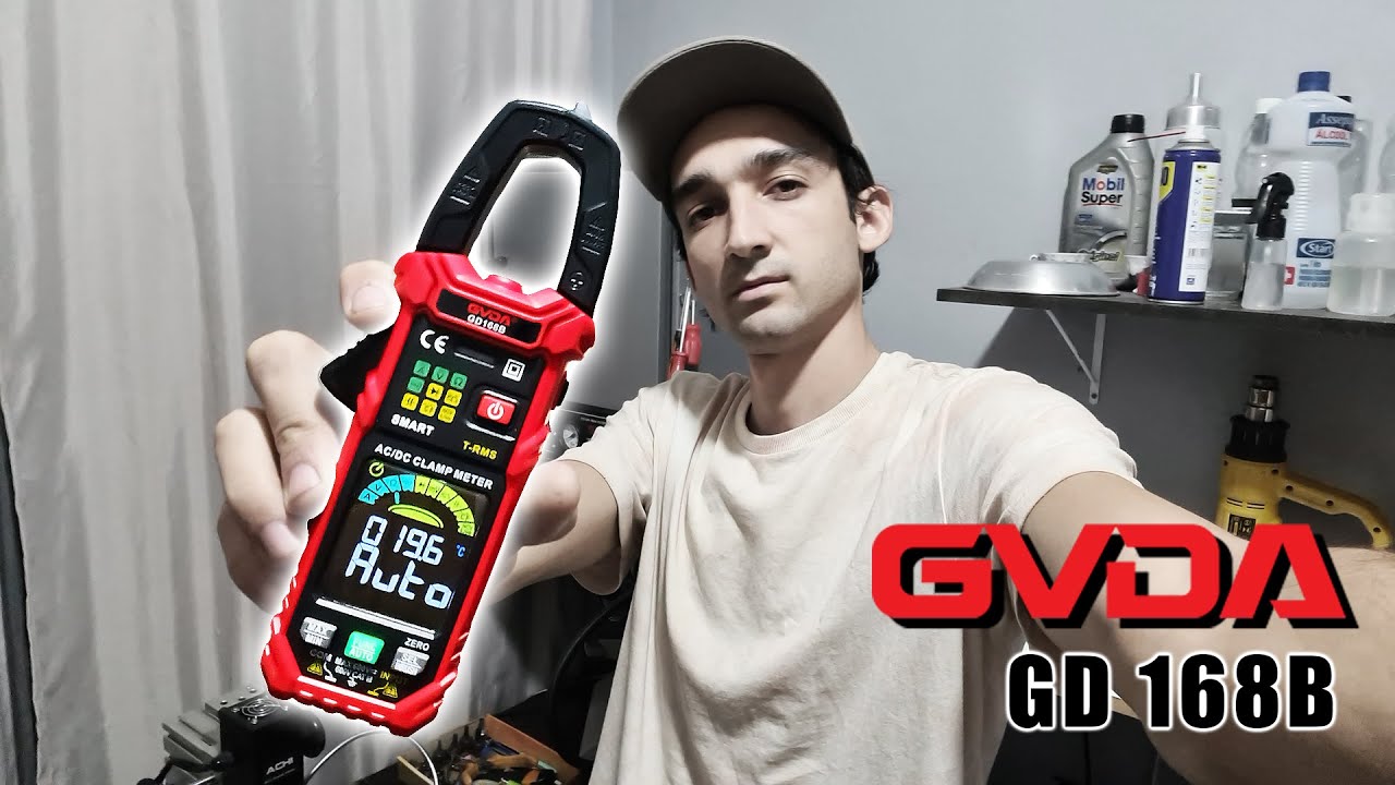 GVDA GD168B Estou impressionado com a precisão desse Alicate Amperímetro!
