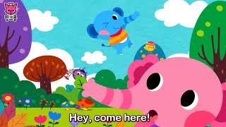 One Elephant Went Out to Play  코끼리 놀이  마더구스  핑크퐁! 인기동요