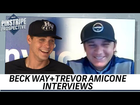 Hear from Yankees prospect Beck Way and Triple-A coach Trevor Amicone | Pinstripe Prospective | SNY