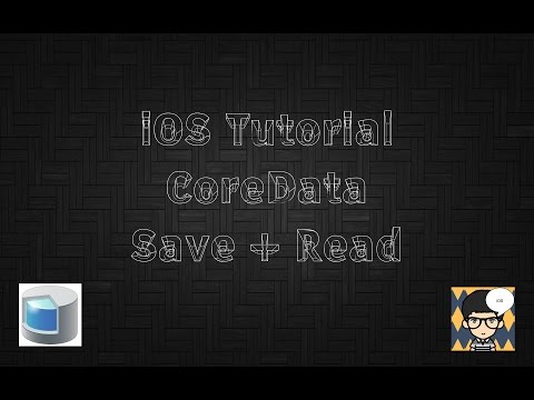 iOS Tutorial CoreData in Swift 3 with Xcode 8 Part 1: Save & Fetch