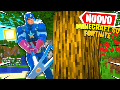 PROVIAMO LA NUOVA MODALITÀ DI MINECRAFT SU FORTNITE!!