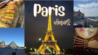【Vlog】パリ観光②　〜ルーブル美術館と街歩き〜