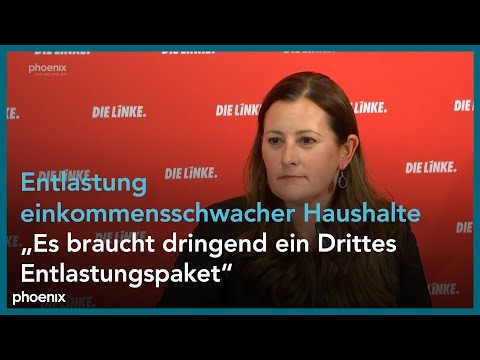Janine Wissler (Die Linke) zur Gaskrise und der Entlastung einkommensschwacher Haushalte