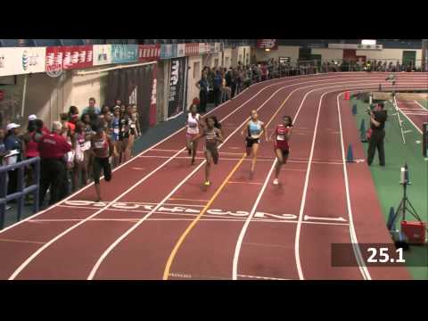 Girls 200m EE Heat 3 - New Balance Nationals Indoor 2013