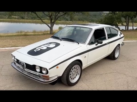 1980 Alfa Romeo Alfetta GTV 2.6 Liter Four Cam V8 Italian Hot-Rod Walk Around and Start up