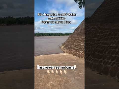 Rio Araguaia Aruanã Goiás porto da Glória Pires #rioaraguaia #araguaia #aruanã #shorts