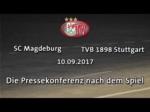 10.09.2017 Die PK nach dem Spiel SCM vs. TVB Stuttgart