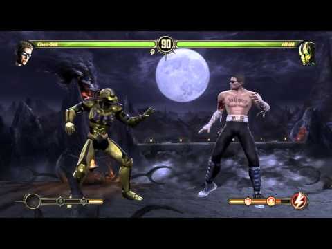 MK9(Online) AlhiM(Cyrax) vs Chen-Sek(Cage)