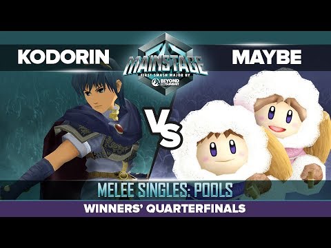 KoDoRiN vs Maybe - Winners' Quarterfinals: Melee Singles Pools - Mainstage | Marth vs Ice Climbers