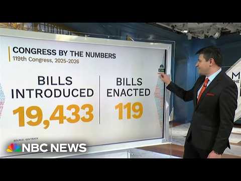 'Less than 1%' of bills introduced in this Congress have been enacted into law