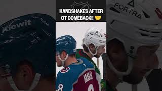 The Handshakes After an OT Series Clincher ????