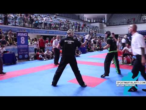 Riccardo Albini v Dean Barry U79 - 2015 BESTFIGHTER WAKO Worldcup