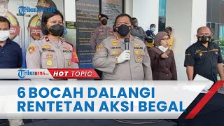 Dalang Rentetan Aksi Begal di Bintaro Terungkap, Pelaku Ternyata 6 Bocah yang Iseng saat Akhir Pekan