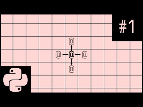 Python Tkinter Tutorial 2d Grid Based Map Part 1