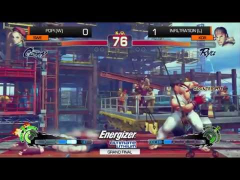 DreamHack Summer 2013 - Grand Final - Popi (Cammy) vs. Infiltration (Ryu)