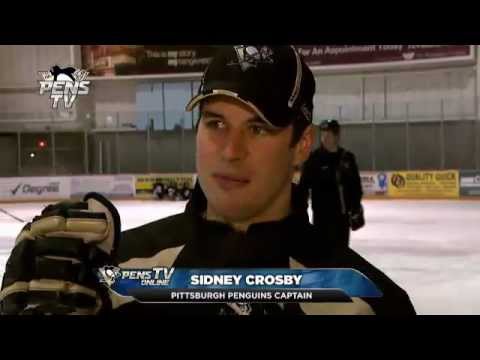 Sidney Crosby At Little Penguins Practice
